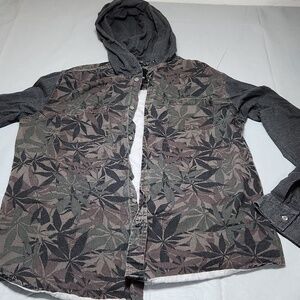 Urban Heritage Button-Up Hoodie